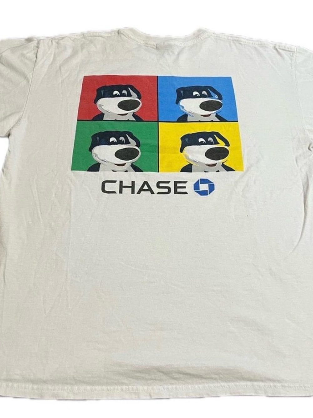 Mens Y2K Orlando Florida Chase Bank Dog Graphic Shirt Sz XL